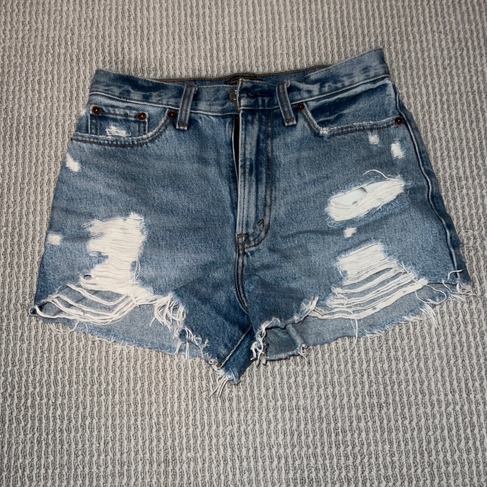 Abercrombie High Rise Jean Short
